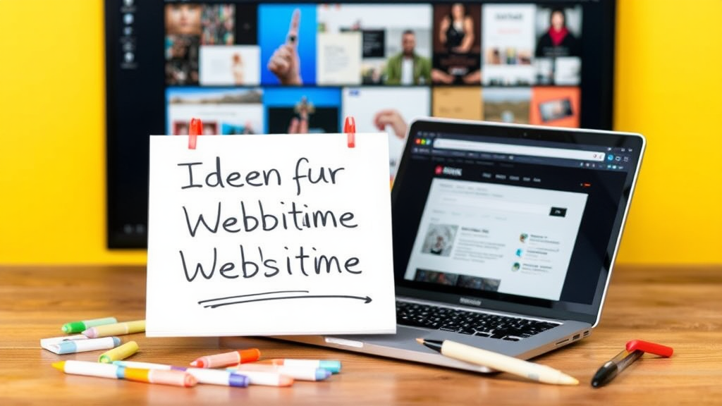 Kreative Ideen für Websitenamen, die begeistern