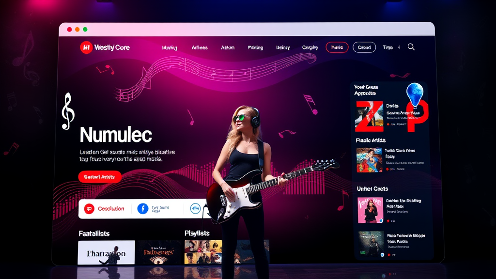 Top Musik-Website-Vorlagen für kreative Künstler